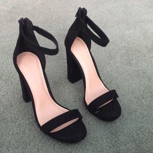 Black heels